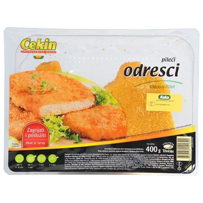 Cekin Panirani Pileći Odresci Sveže 400 g