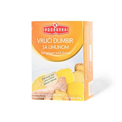 Podravka Caj Vruci Djumbir Sa Limunom Podrav 40 g