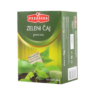Podravka Caj Zeleni Vanila 40 g