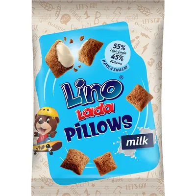 Cerealije Lino Pillows Milk 80 g