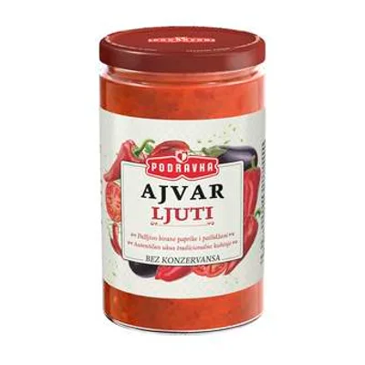 Podravka Ajvar Ljuti Industrijski 690 g