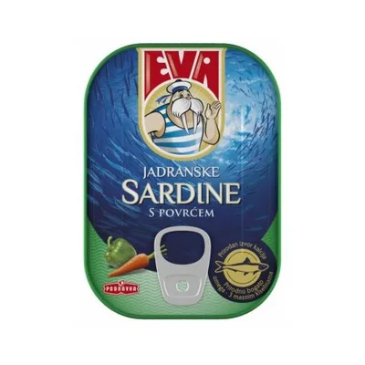 Podravka Sardina Eva Povrce Umak 100 g