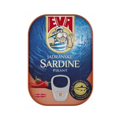 Podravka Sardina Pikant Jadran Eva 100 g
