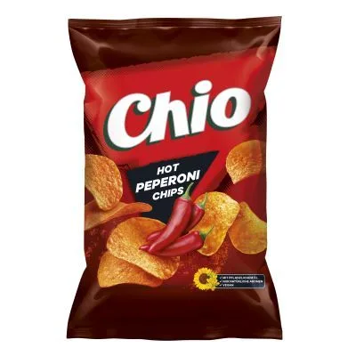 Čips Hot Pepperoni Chio 140 g