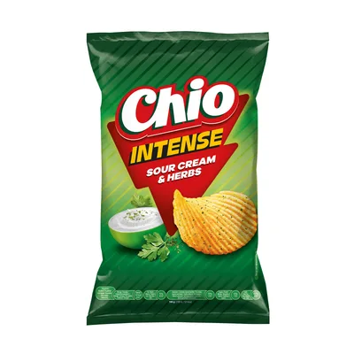 Cips Chio Intense Sour Cream Herbs 120 g