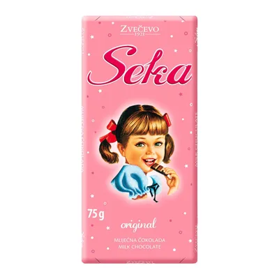 Cokolada Zvecevo Seka Mlecna 75 g