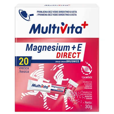 Direkt Magnezijum E Vitamin Multivita Ukus Brusnice