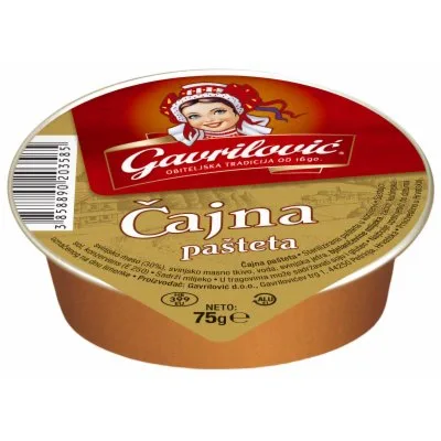 Pasteta Cajna Gavrilovic 75r
