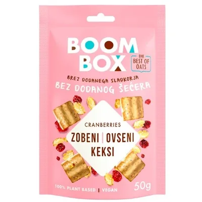Int.Keks Ovseni Brusnica Boom Box 50 g