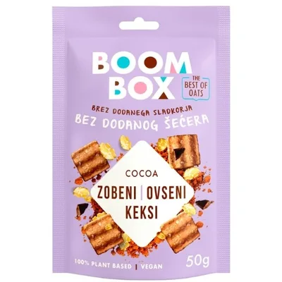 Keks Ovseni Kakao Boom Box 50 g