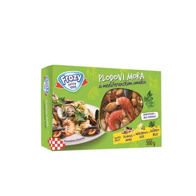 Smrznuti Morski Plodovi Frozy Mediteran Sos 500 g