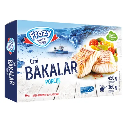 Zamrznuti Crni Bakalar Frozy 450 g
