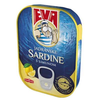 Podravka Sardina Limun Jadran Eva 115 g