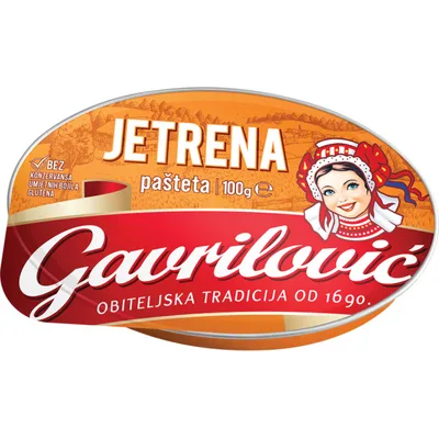 Pašteta Gavrilović Jetrena F1x F90x 100 g