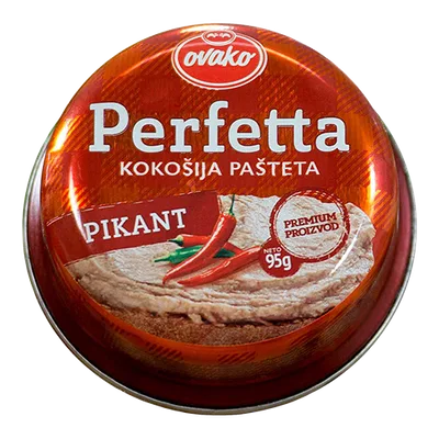Pasteta Ovako Kokosija Perfetta Pikant 95 g