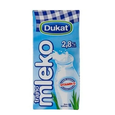 Dukat Mleko Uht 2.8% Sa Cepom 1 L