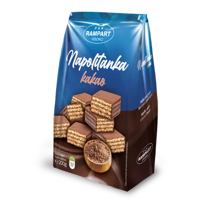 Napolitanke Sa Kakao Prelivom