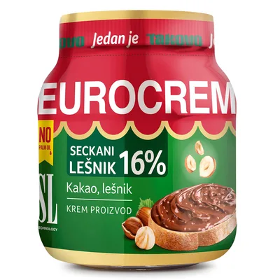 Krem Sl Eurokrem Sa Seckanim Lesnicima Tegla 350 g