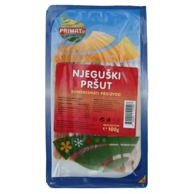 Pršut Crnogorski Slajs Suvo Zlato Mediteranea 100 g