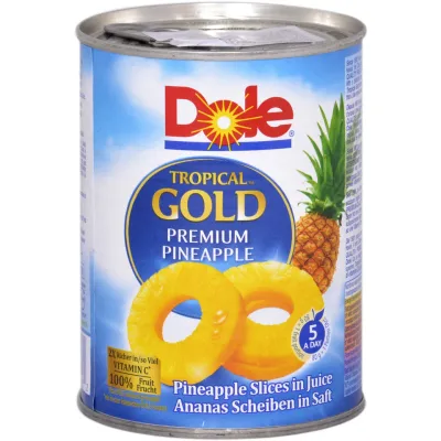 Ananas Kolutovi U Soku Od Ananasa 100% Dole 567 g