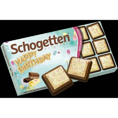 Čokolada Birthday Schogetten 100 g