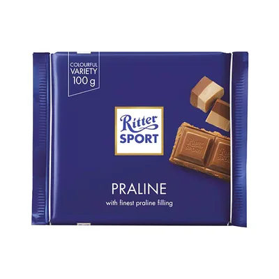 Čokolada Mlečna Sport Praline Ritter 100 g