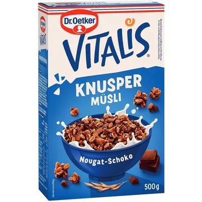 Musli Čoko Nugat Vitalis 500 g