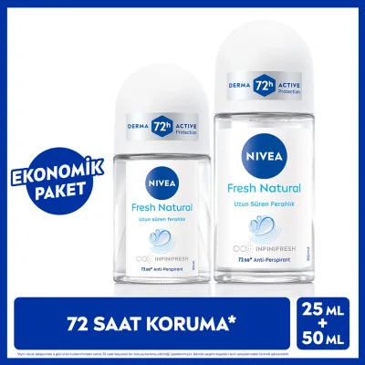 Nivea Roll On Fresh Natural Mini Roll On 50 ml