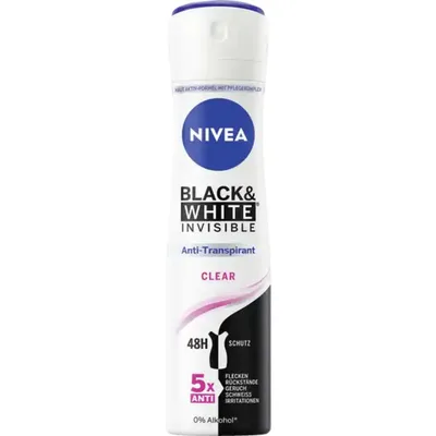 Nivea Deo Black&white Pure Niv 150 ml