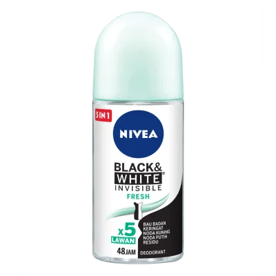 Nivea Deo Roll On Black&white Nevidlj.Clear Beiersdorf 150 ml