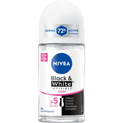 Nivea Deo Roll-On Black&white Original 50 ml