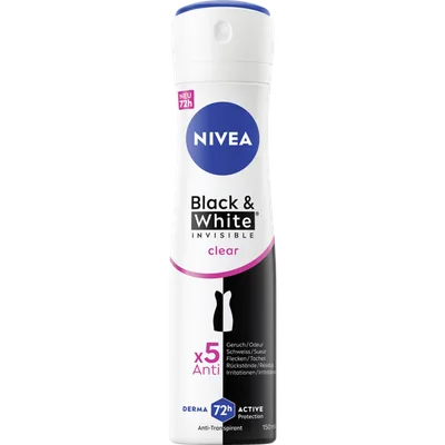Nivea Deo Black & White Clear W 150 ml
