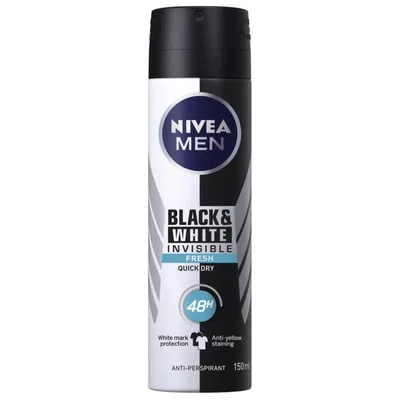 Nivea Dezodorans Men Blackwhite Invisible Fresh 85974 B 150 ml