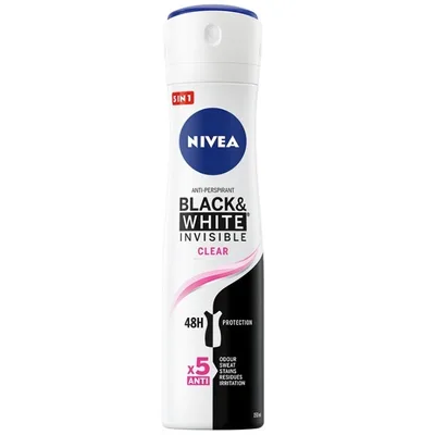 Nivea Dezodorans Black&white Clear Delta Dmd 150 ml