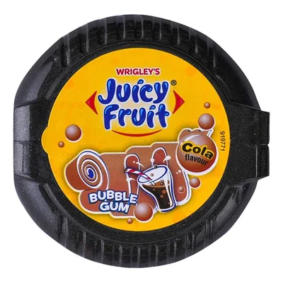 Žvake Juicy Fruit Cola Tape 56 g