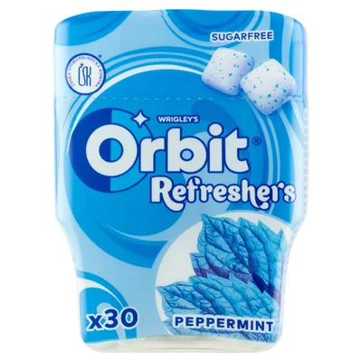 Žv Guma Orbit Refre Peppermin 16 g