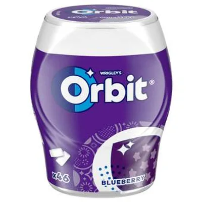 Žvake Orbit Blueberry 461 Bottle