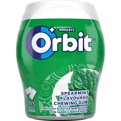 Orbit Spearmint Bottle 46p 64 g