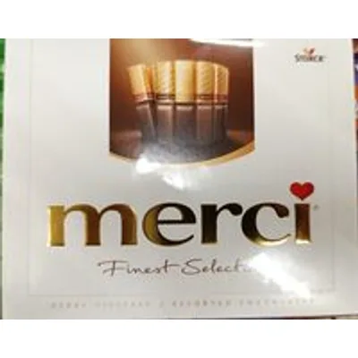 Bombonjera Storck Merci Dark 250 g