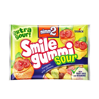 Bombone Gum Nimm2 Smile Sour 100 g