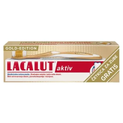 Pasta Za Zube Aktiv Lacalut Četkica Gratis 75 ml