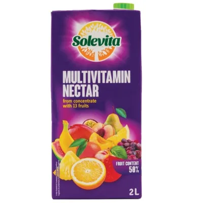Solevita Nektar Jabuka Breskva 50% 200 ml