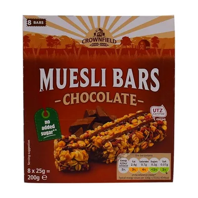 Crownfield Musli Bar Cokolada 200 g