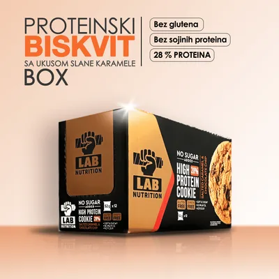 Keks Slana Karamela Fibre Up 120 g