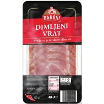 Baroni Dimlj.Svinjski Vrat, Narezak Z 100 g