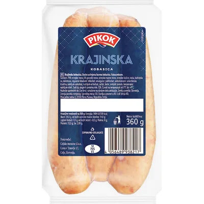 Pikok Krajinska Kobasica S Sirom 360 g