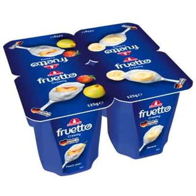 Jogurt Vocni Campina Fruttis Banana Kruska Breskva 4.5% 500 g