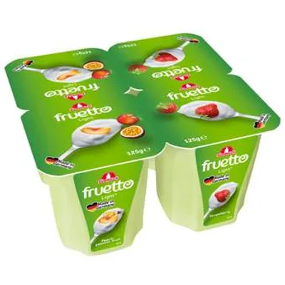 Jogurt Vocni Campina Fruttis Jagoda Breskva Marakuja 125 g