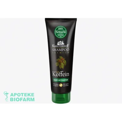 Šampon Za Kosu Kofein Green Tea Krauterhof 250 ml
