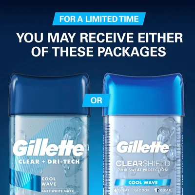 Gillette Gel Clear 140 ml